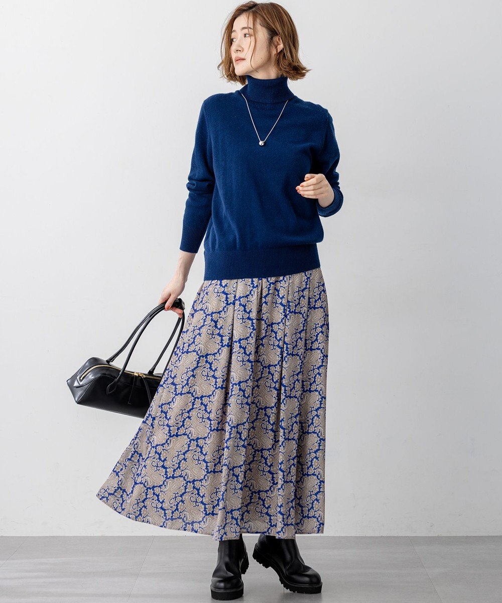 23区 S 【洗える】Ratti ヴィンテージペイズリープリント スカート 