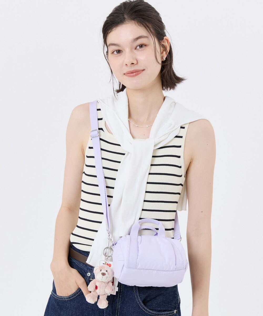 LeSportsac SHEEN MINI DUFFEL/シュガーライラック 