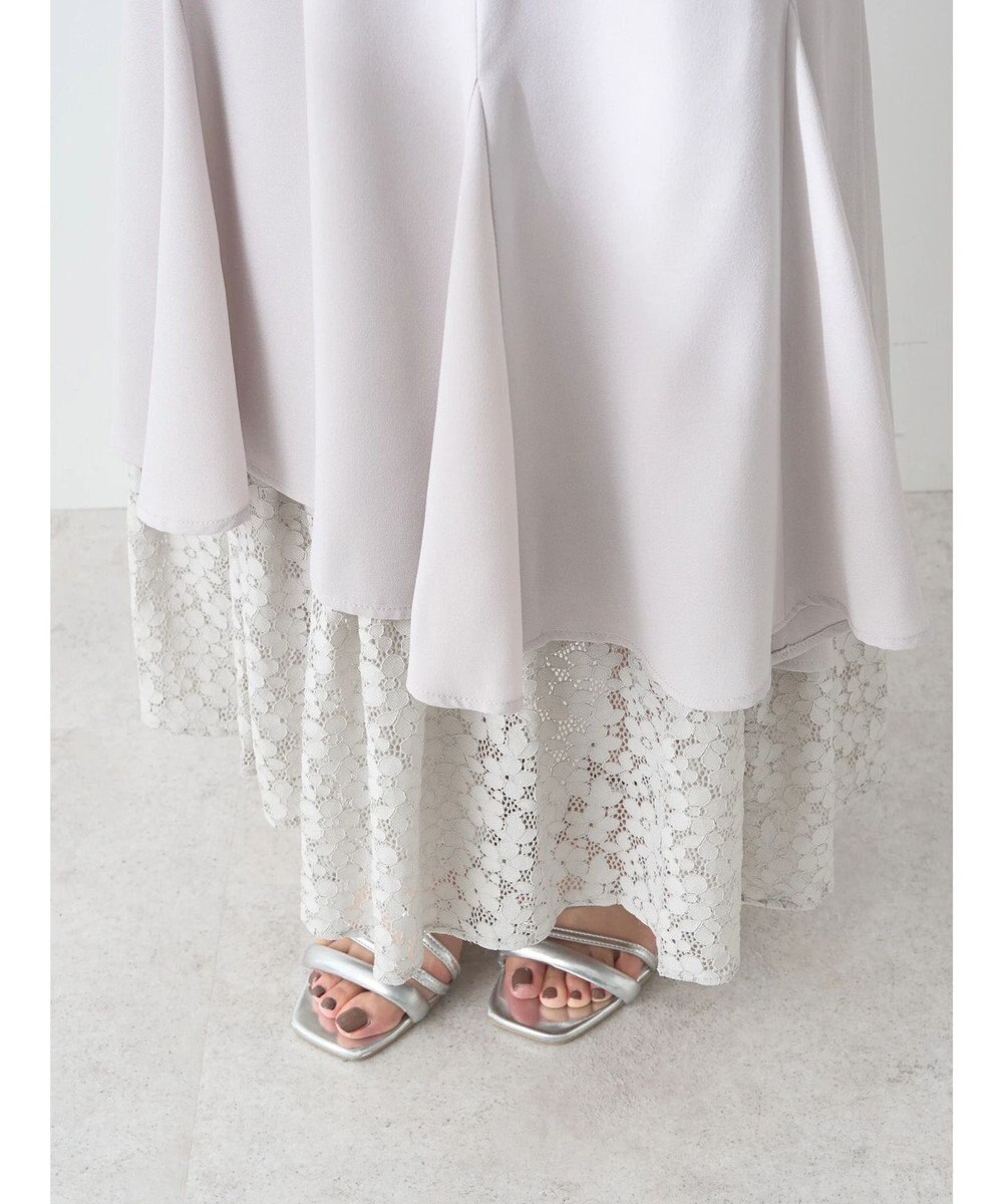 earth music&ecology レースヘムスカート 