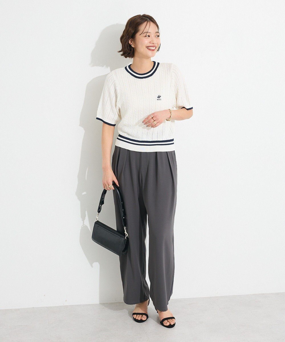 CRAFT STANDARD BOUTIQUE 別注/BHPC 刺繍ケーブル編みニット 