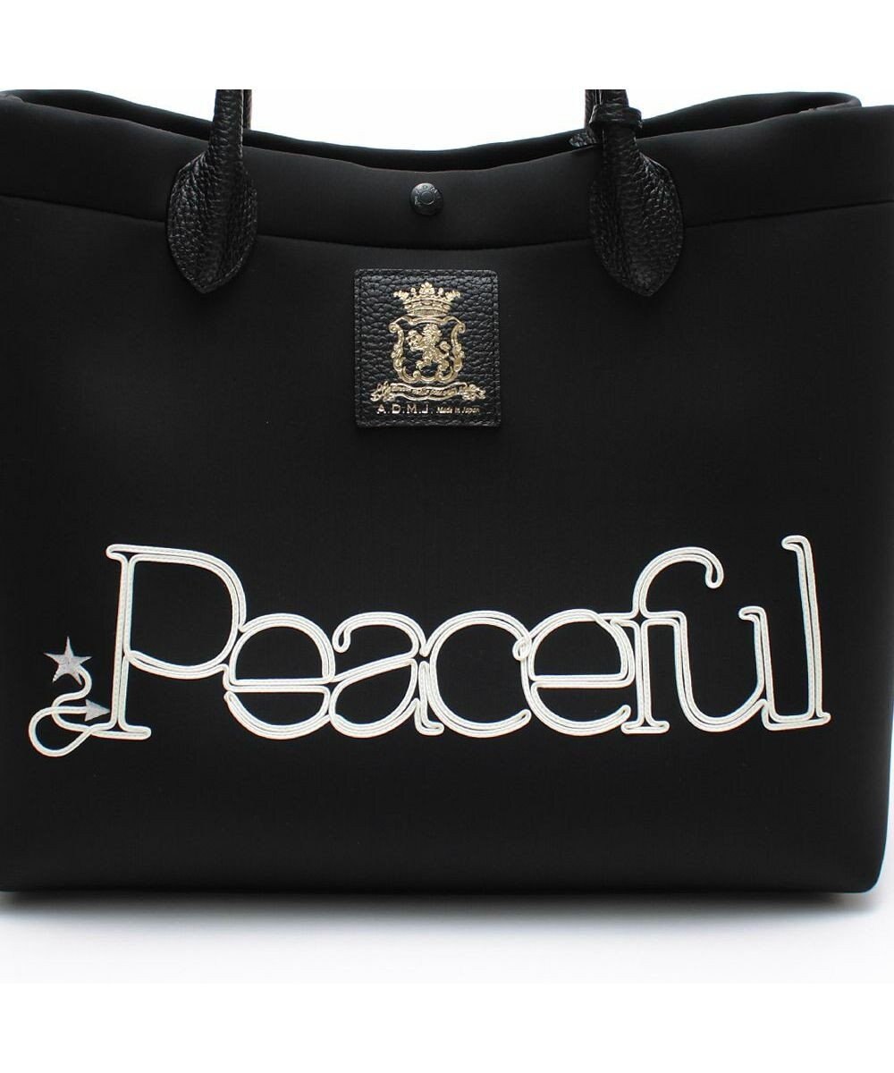 A.D.M.J. 【魔法の様に軽い】マジックライト/コード刺しゅうキューブトート34cm 