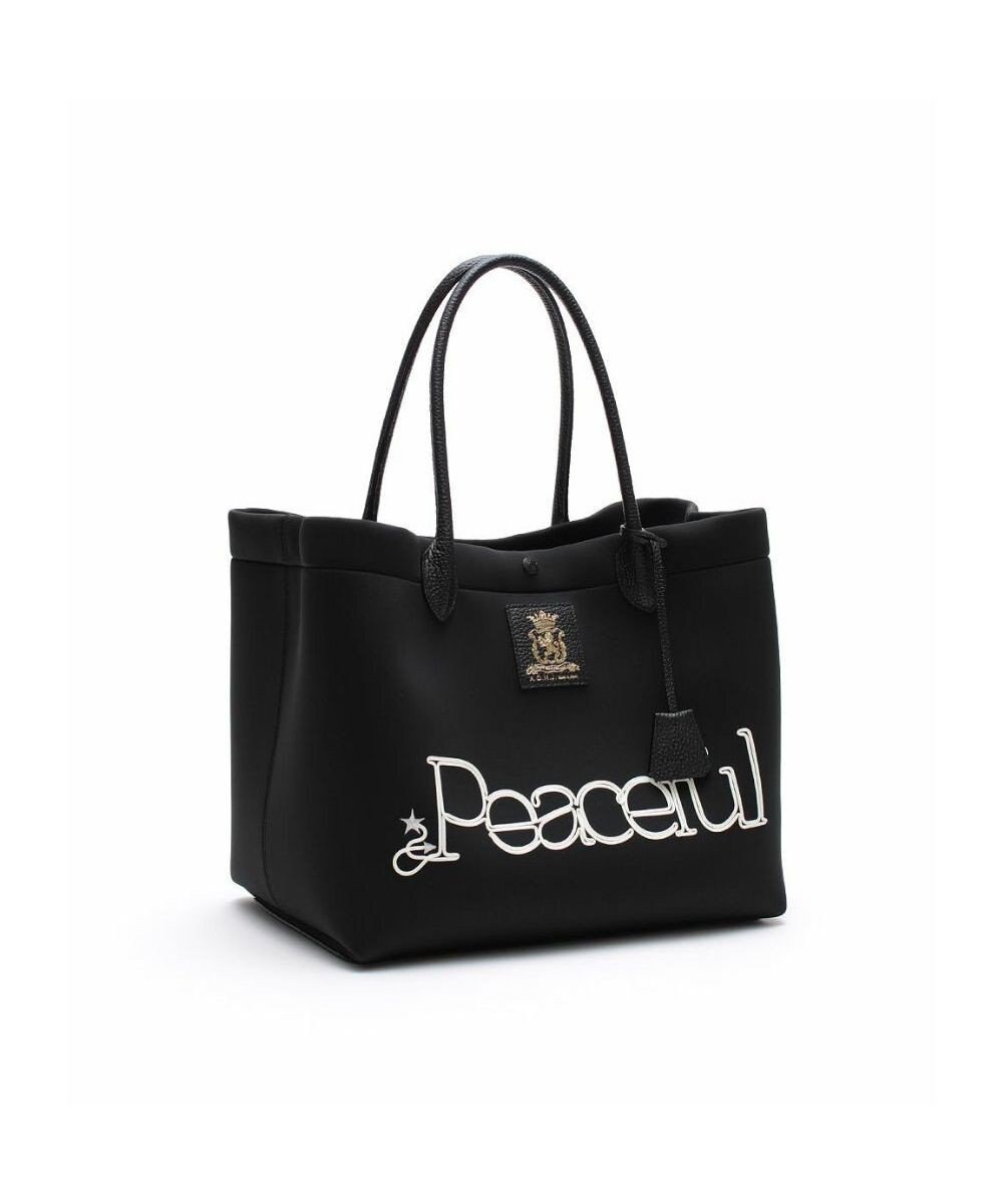 A.D.M.J. 【魔法の様に軽い】マジックライト/コード刺しゅうキューブトート34cm 