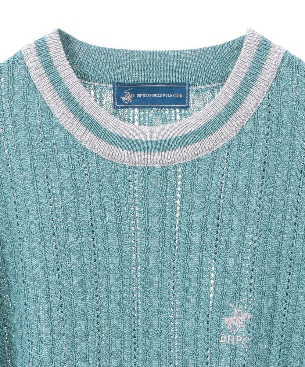 CRAFT STANDARD BOUTIQUE 別注/BHPC 刺繍ケーブル編みニット 
