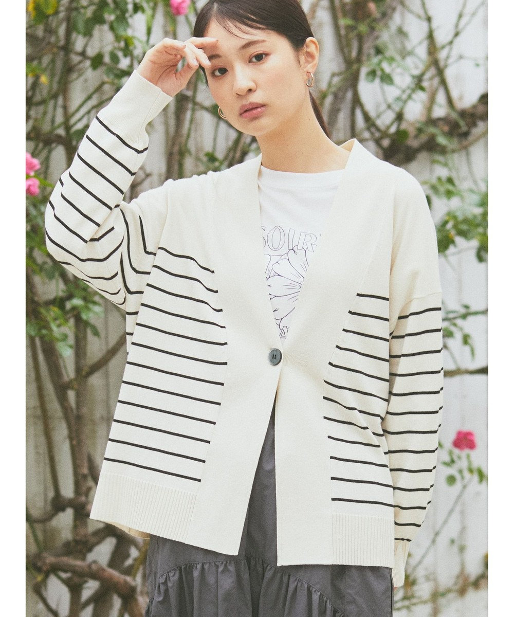 earth music&ecology ＵＶカット加工　ＢＩＧカーディガン 