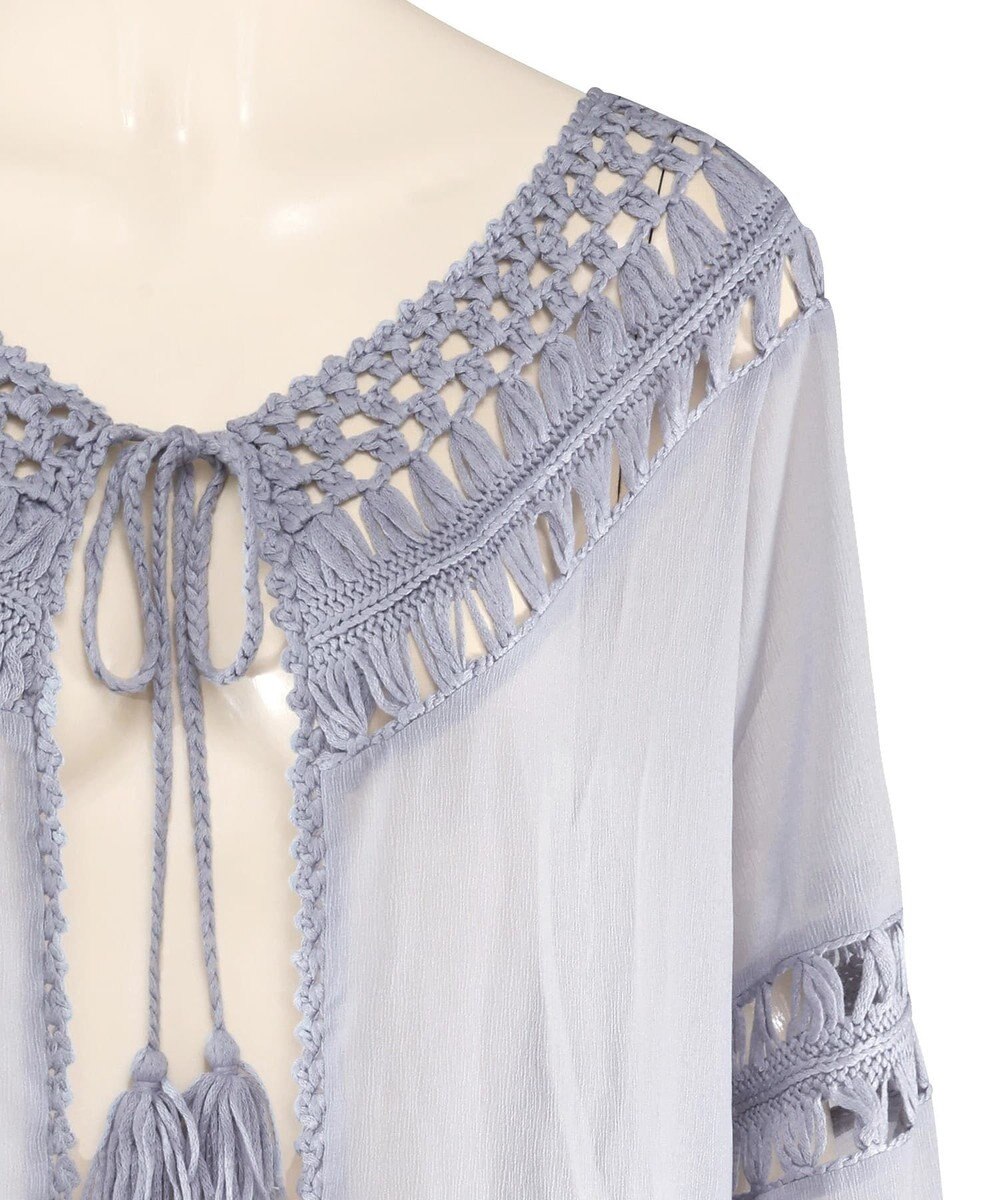 San-ai Resort（三愛水着楽園） クロシェ羽織　F　　【San-ai Resort（サンアイリゾート）】 