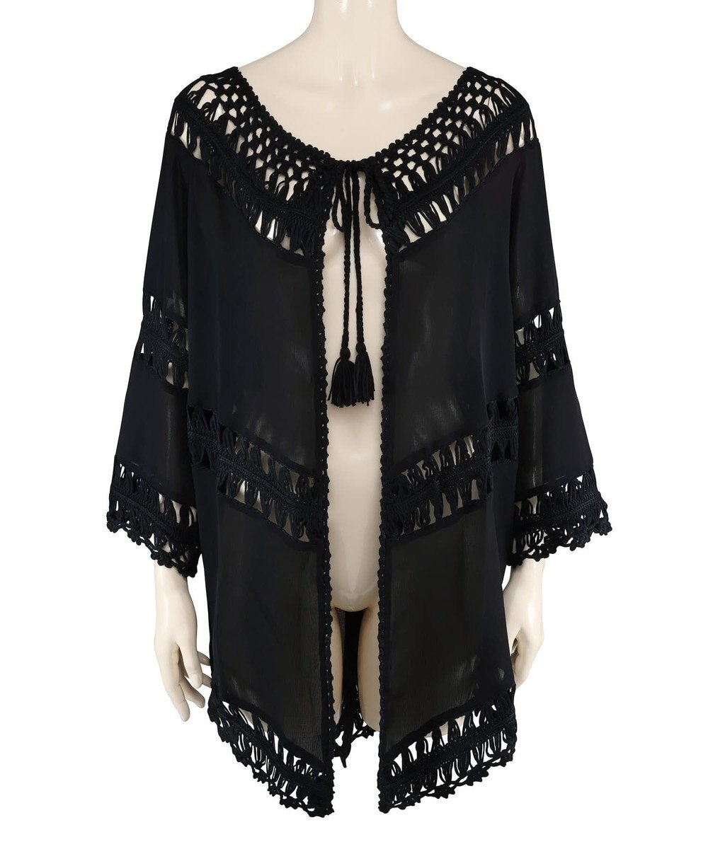 San-ai Resort（三愛水着楽園） クロシェ羽織　F　　【San-ai Resort（サンアイリゾート）】 