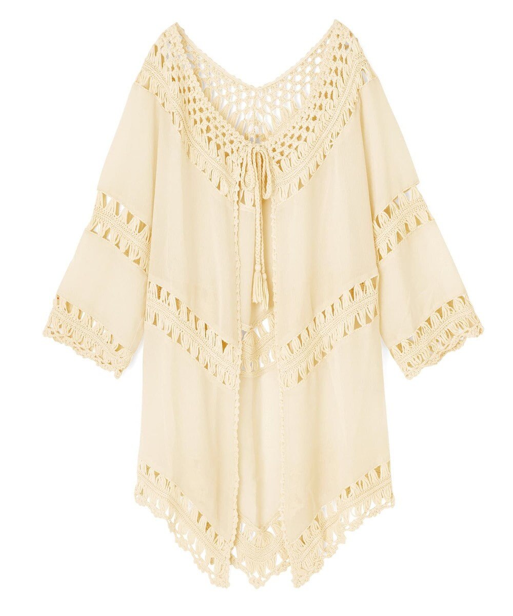 San-ai Resort（三愛水着楽園） クロシェ羽織　F　　【San-ai Resort（サンアイリゾート）】 