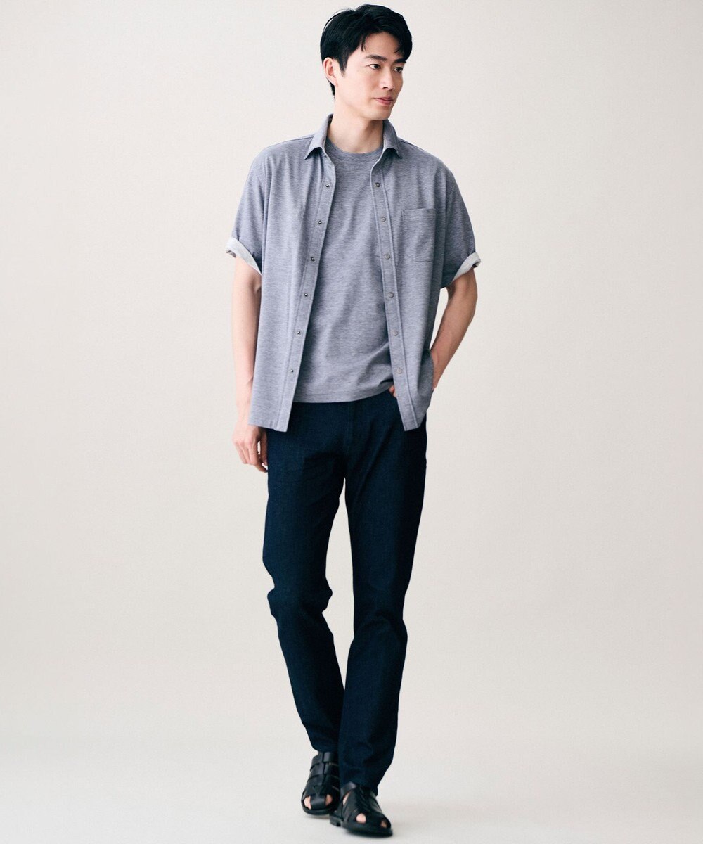 JOSEPH ABBOUD 【キングサイズ・ジャージー素材・ストレッチ】コンパクトコットンジャージー Tシャツ 