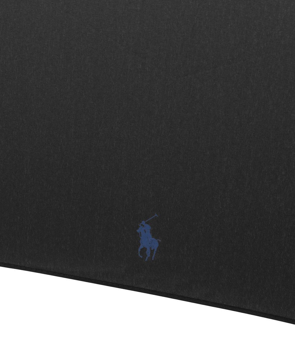 MOONBAT POLO RALPH LAUREN 折りたたみ傘 メンズ プレーン ワンポイント刺繍 大きめ60cm 