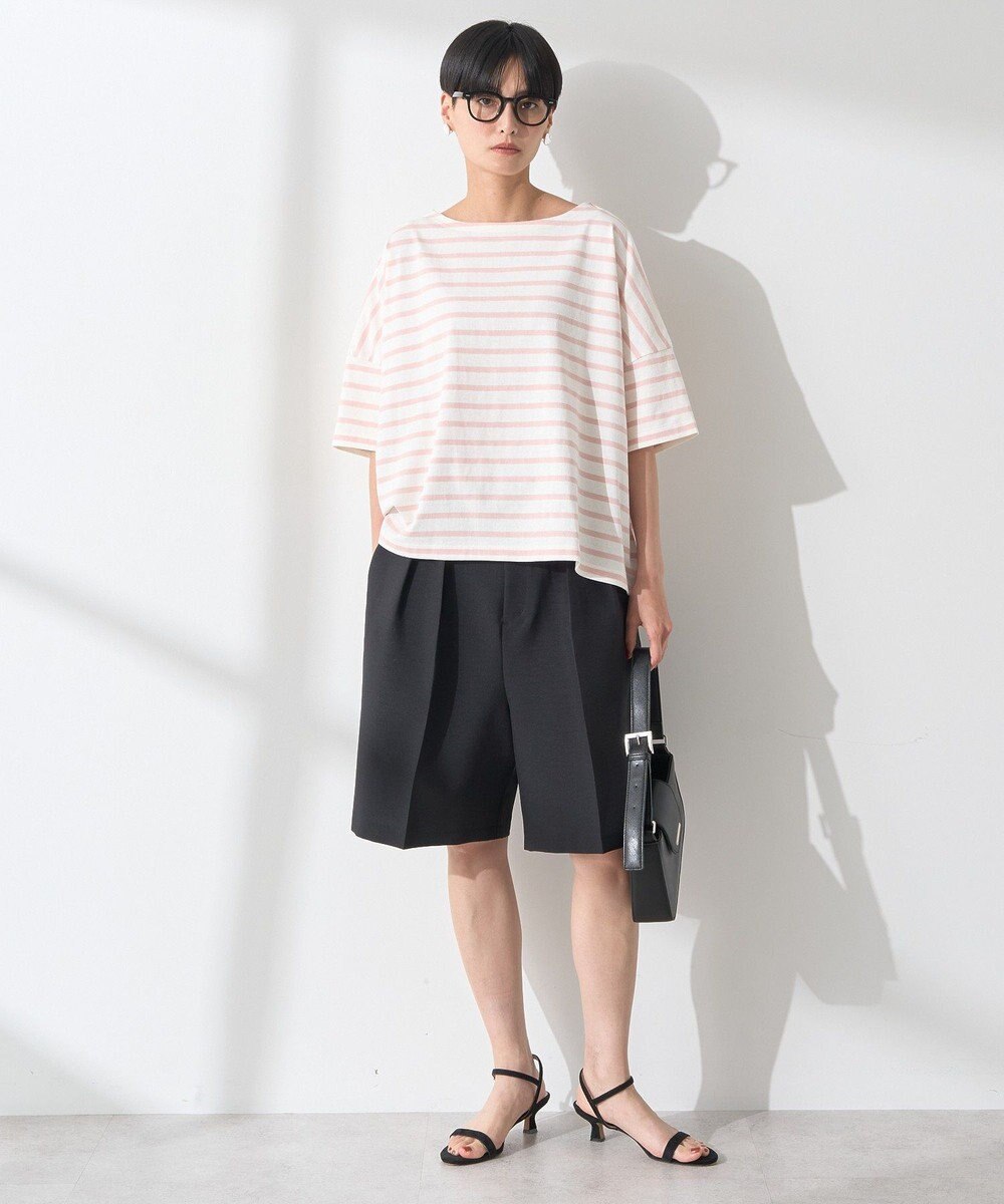 AMERICAN HOLIC バスクボーダー半袖プルオーバー 