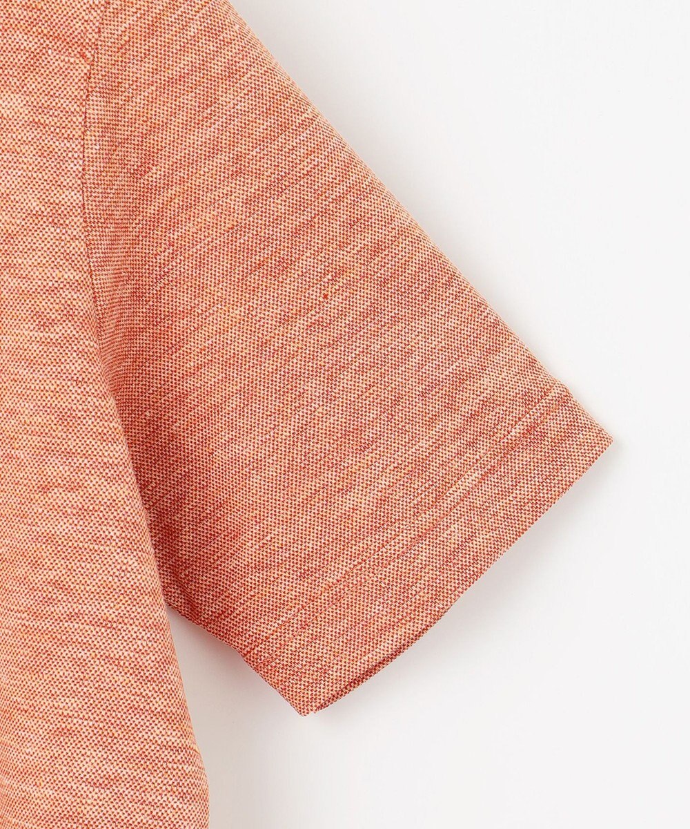 JOSEPH ABBOUD 【吸水速乾】リネンハニカム ポロシャツ 