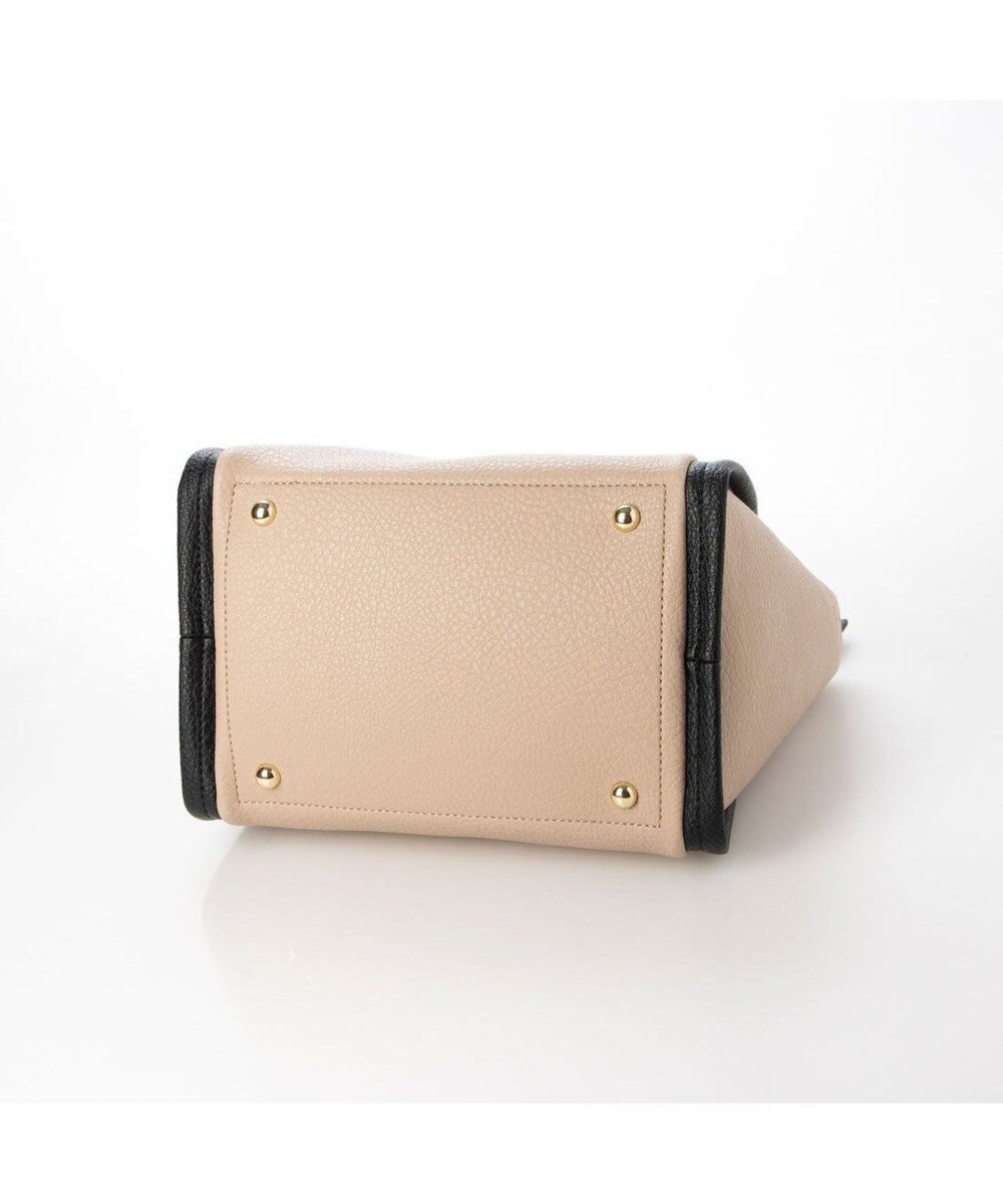 UNBILLION カシュカシュ cachecache / ミニショルダー付きソフトレザー調ミニトートバッグ 