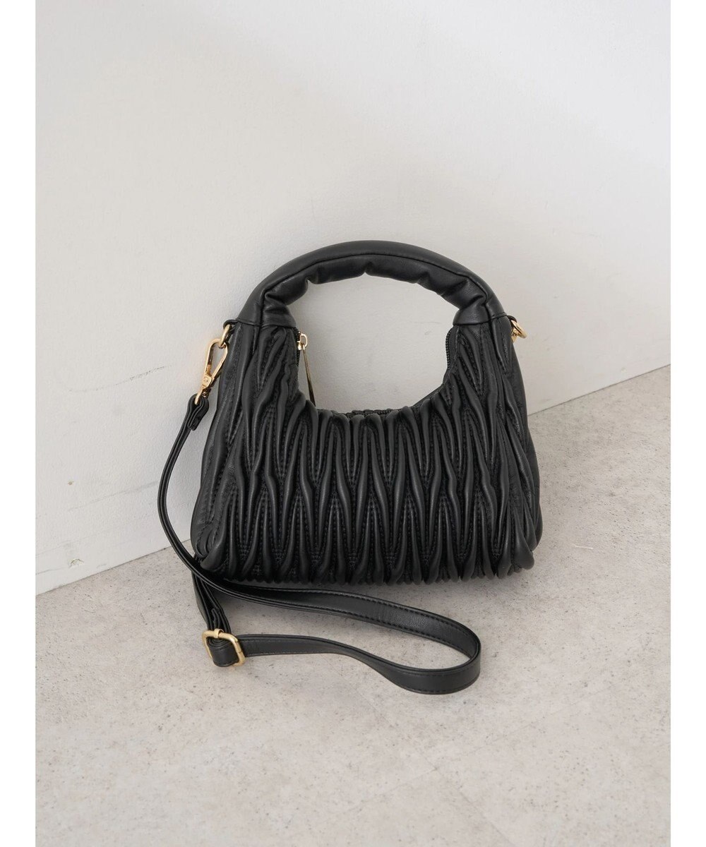 earth music&ecology ウエーブキルトショルダーバッグ 