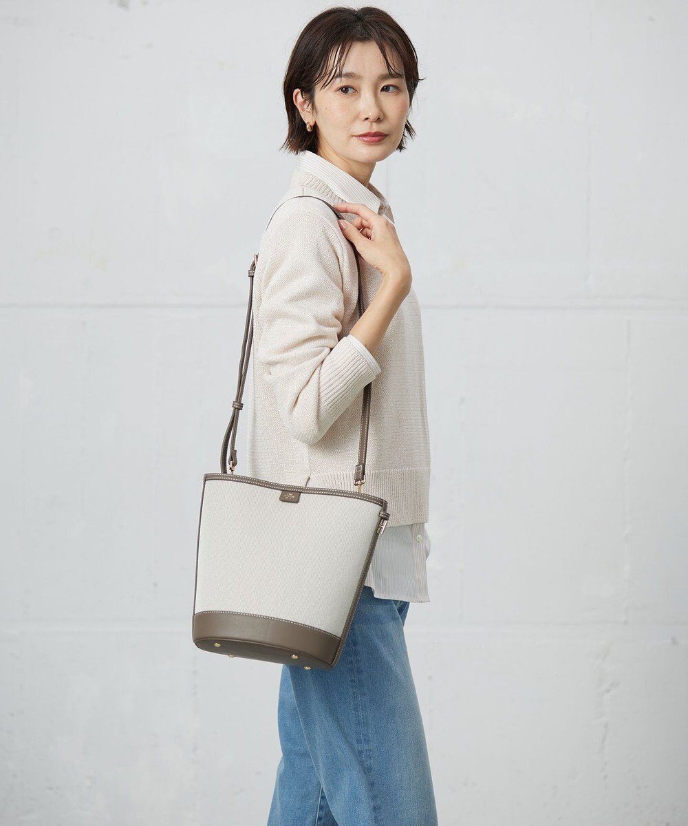 J.PRESS LADIES 【2way】Bucket キャンバス バッグ 
