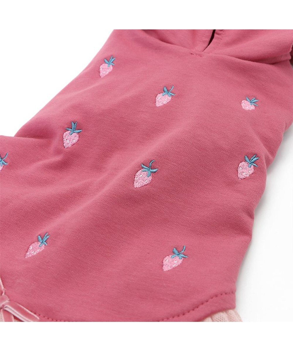 PET PARADISE ペットパラダイス パーカー 苺柄 《ピンク》 小型犬 