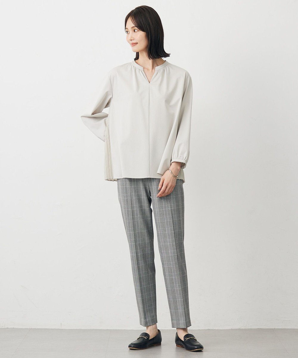 J.PRESS LADIES コンパクトトリコット バックプリーツ カットソー 