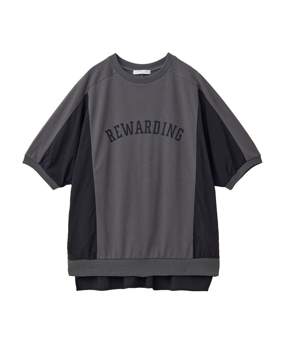 Green Parks ナイロンドッキングロゴチュニック 