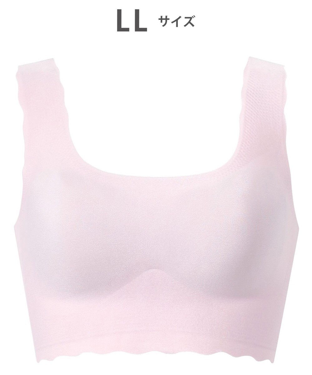 WACOAL 【GOCOCi ゴコチ】 ノンワイヤーブラ ハーフトップ まるでつけていないような着ごこち ムレにくい フラット仕上げ ホックなし CGG510 /ワコール 