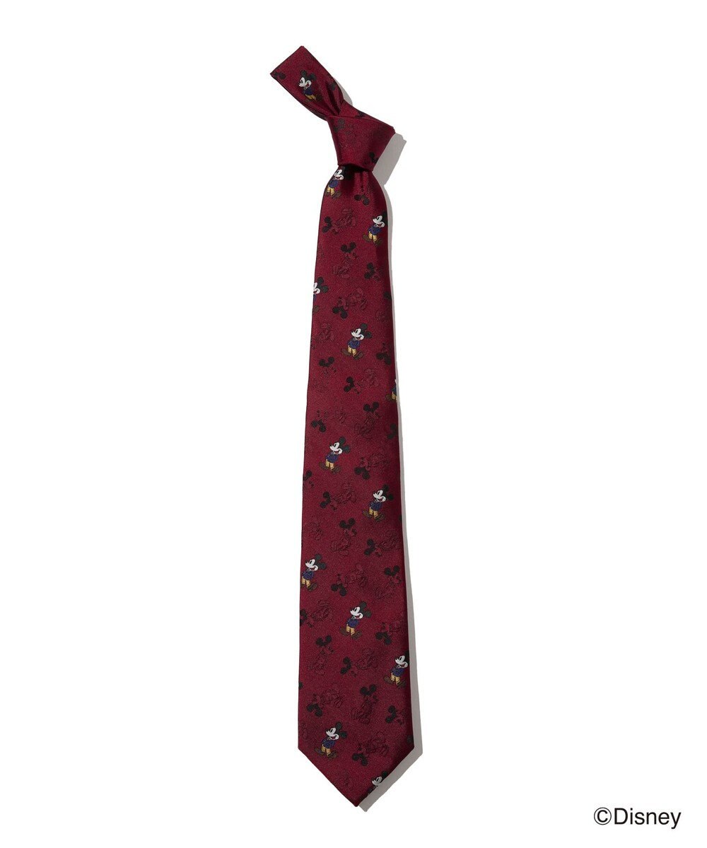 J.PRESS MEN 【DISNEY COLLECTION】シルクレップジャガード ネクタイ / ミッキーマウス 