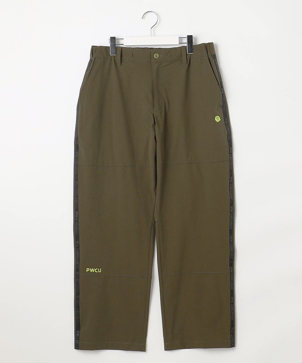 PW CIRCULUS 【撥水加工/ストレッチ】サイドストライプ ワイドパンツ ゴルフ 