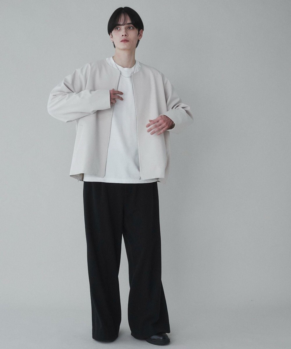 WEGO 【ユニセックス着用ITEM】トロミノーカラーブルゾン 