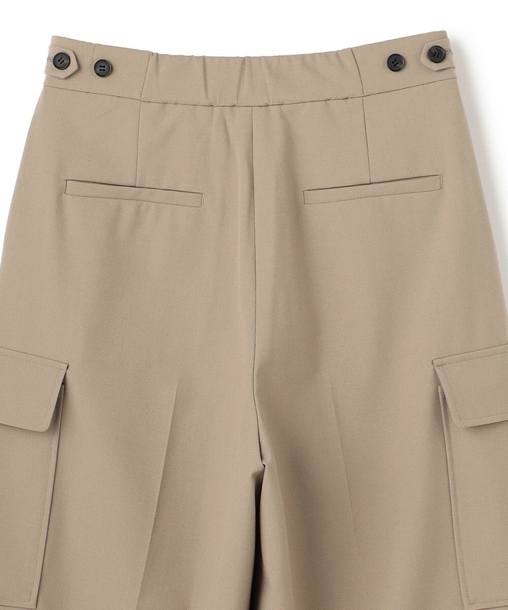 UNFILO ウールライク カーゴワイドパンツ 