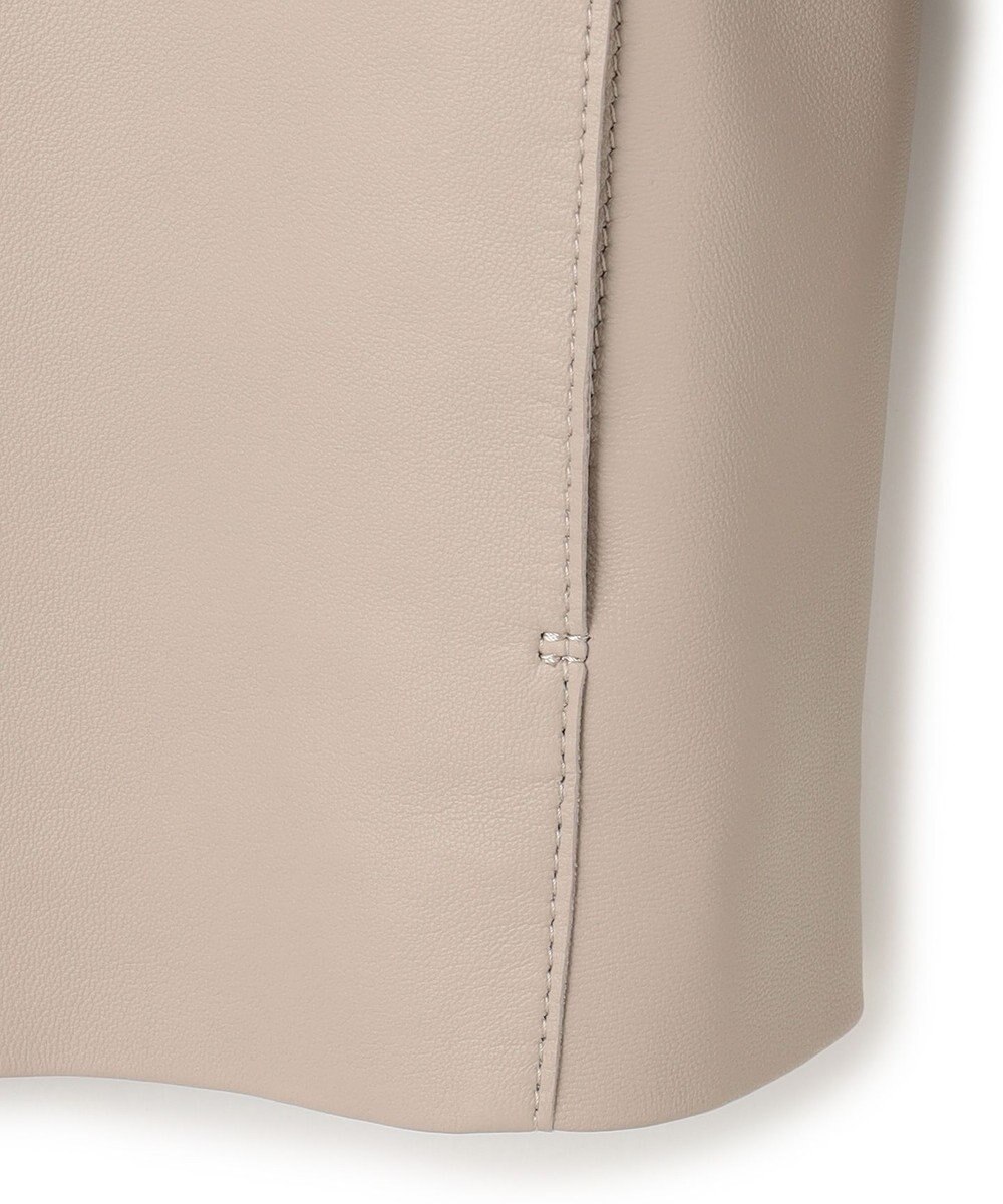 23区 S ラムレザー ノーカラージャケット 