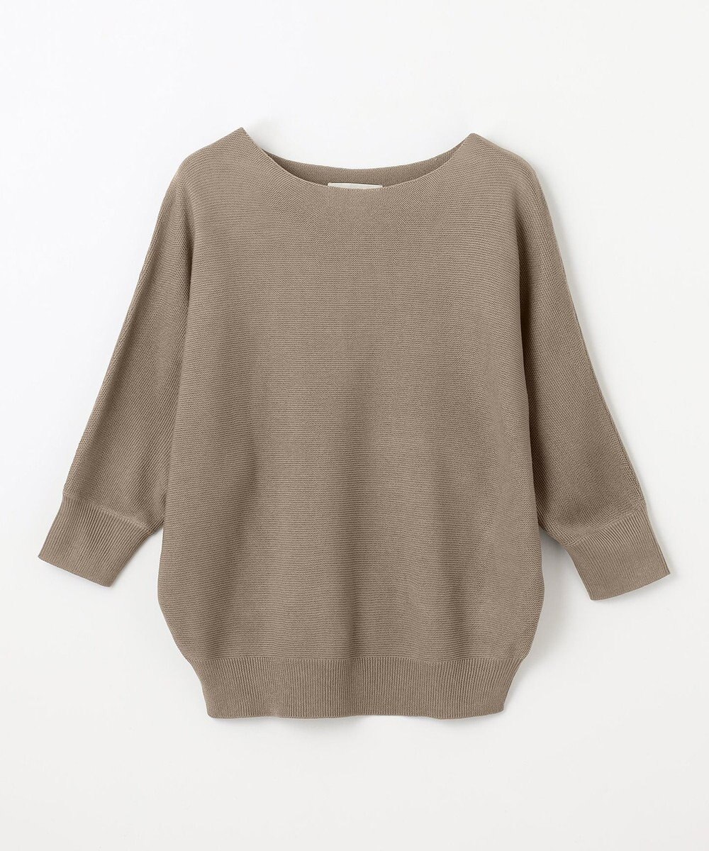 ANY L 【洗濯機可/アンチピリング/UVケア】アクリルガーターニット 