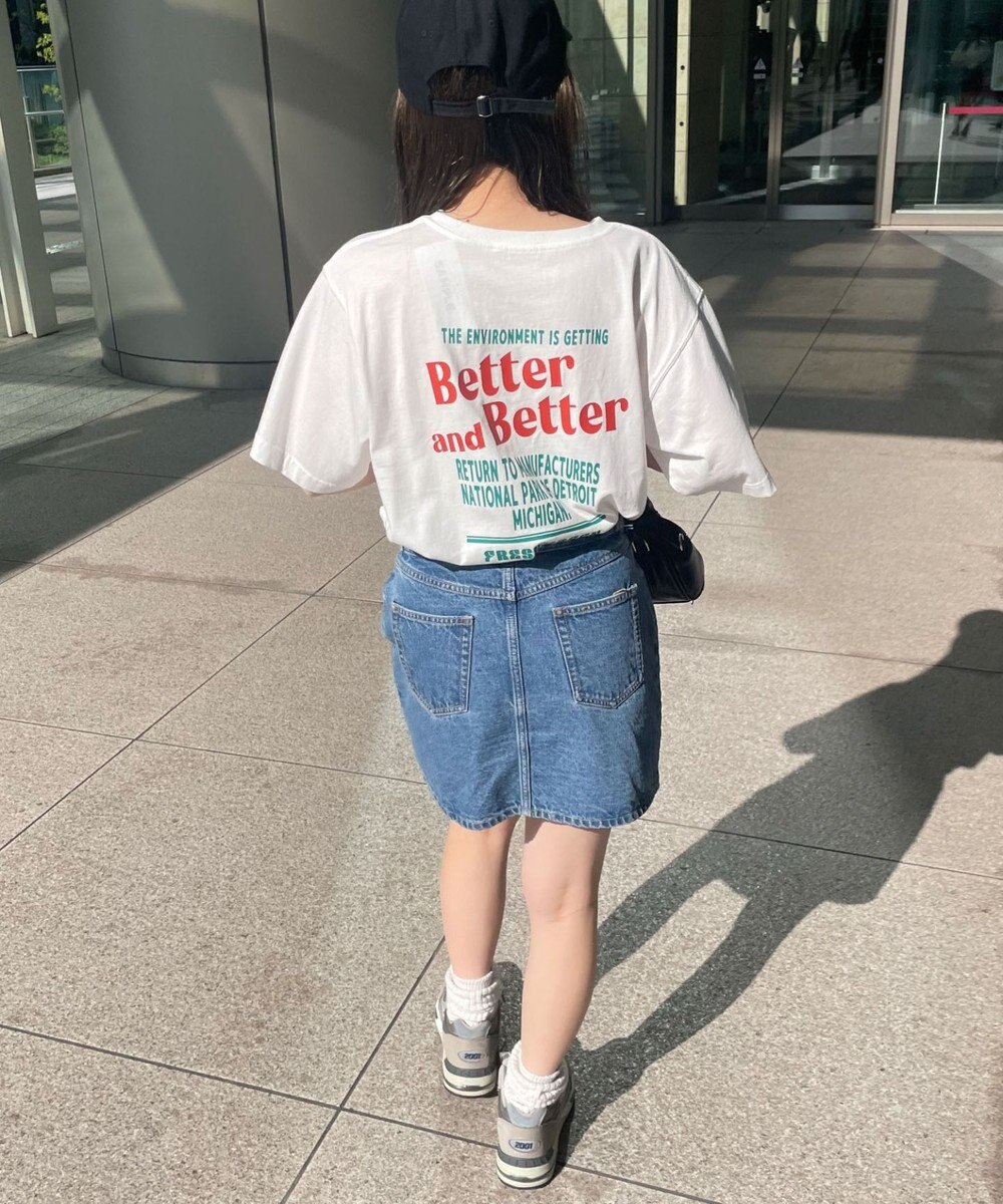 WEGO ヴィンテージライクグラフィックTシャツ 