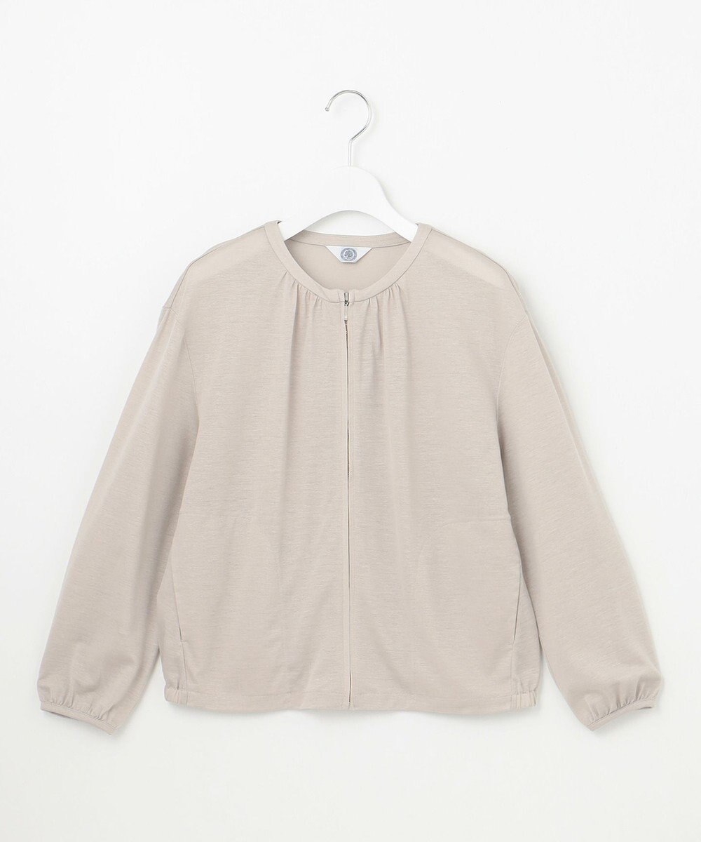 J.PRESS LADIES 【接触冷感・洗える】シアー ブルゾン 