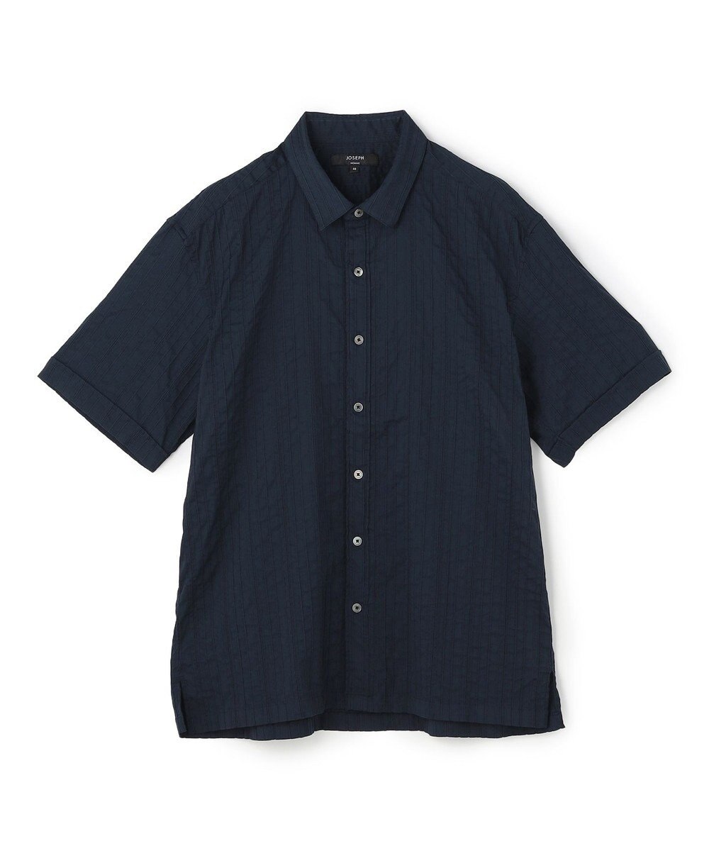 JOSEPH HOMME 【新素材】タックドビーストレッチ 　レギュラーカラー半袖シャツ 