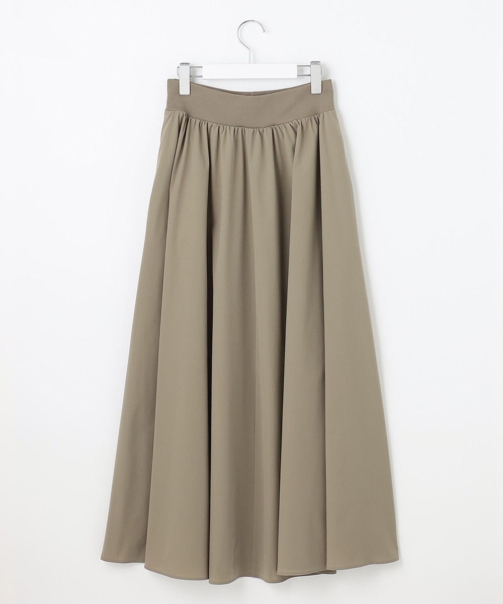 UNFILO 【撥水/ストレッチ/軽量】マジカル機能 ギャザースカート 