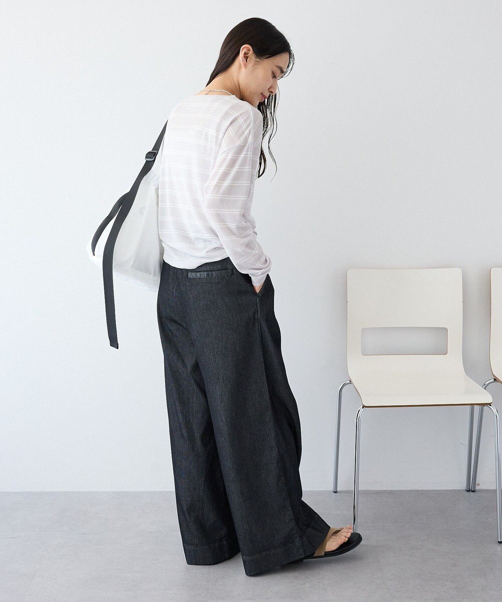 CRAFT STANDARD BOUTIQUE シアーボーダーヘンリーネックロンT 