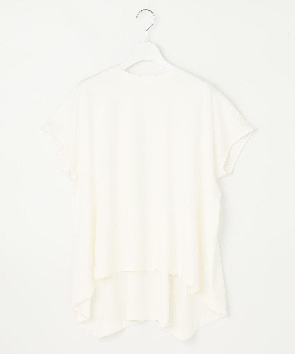 UNFILO 【シワになりにくい】BEAUTY FORM バックフレアTシャツ 