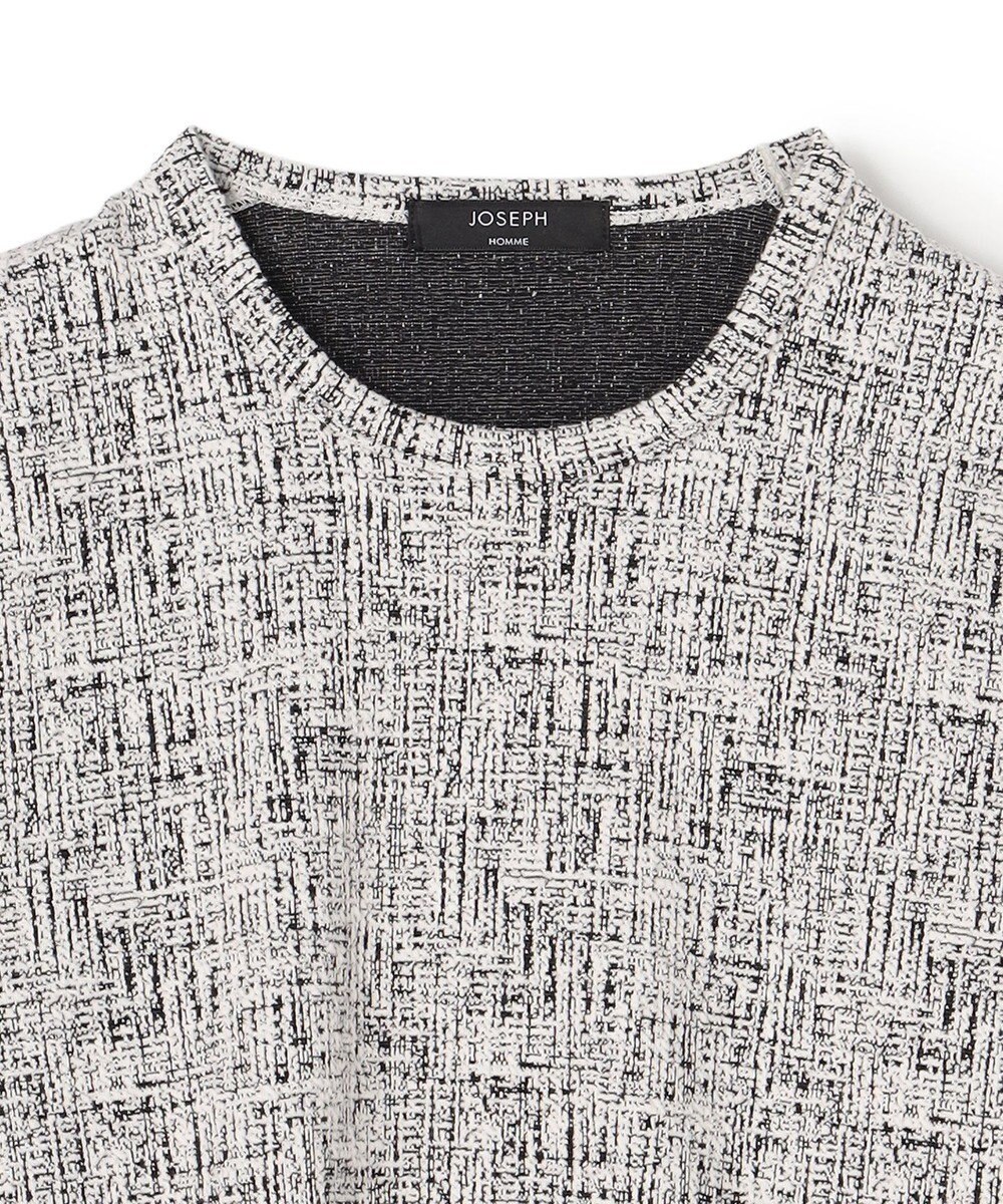 JOSEPH HOMME 【新素材】パフィーチェックジャージー　クルーネックカットソー 