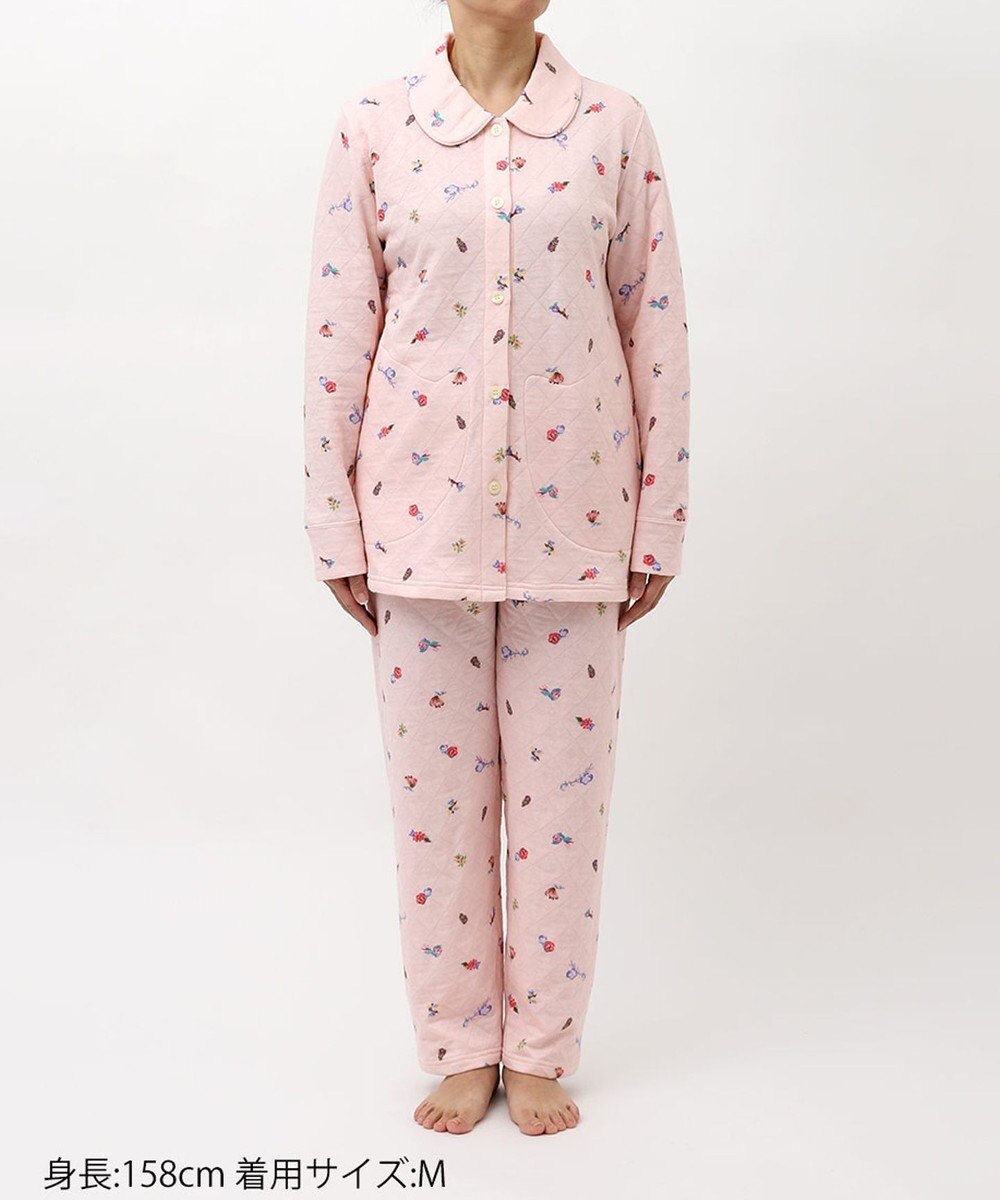 tsumori chisato SLEEP ツモリチサト パジャマ 長袖 長ズボン 綿混(本体) あったか レディース  UDW454 /ワコール 