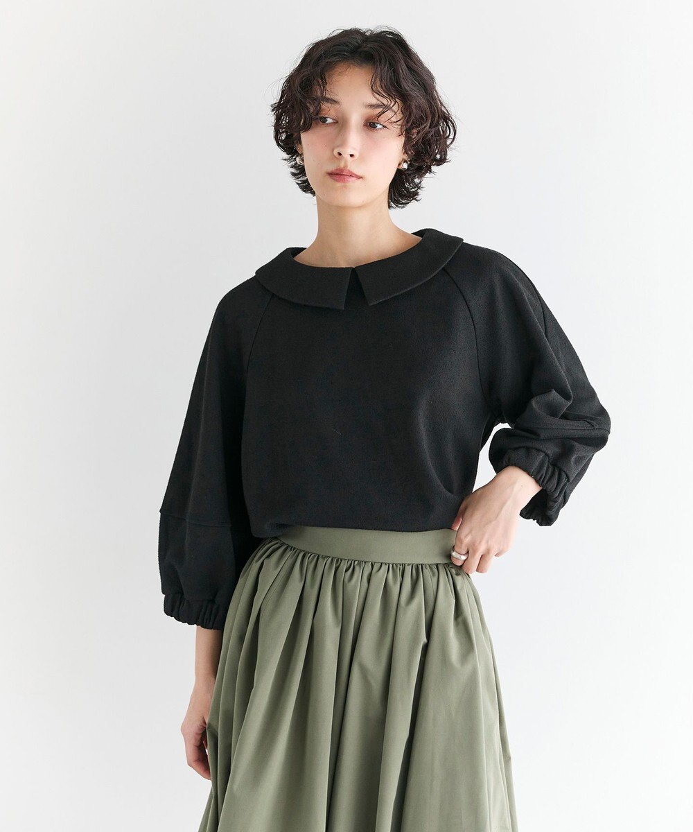 #Newans 【セレモニーにも/洗濯機可】ランタンスリーブブラウス 