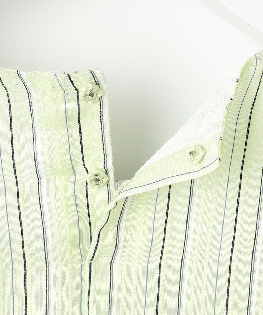 J.PRESS LADIES 【洗える】ランダムストライプ シアー プルオーバー カットソー 