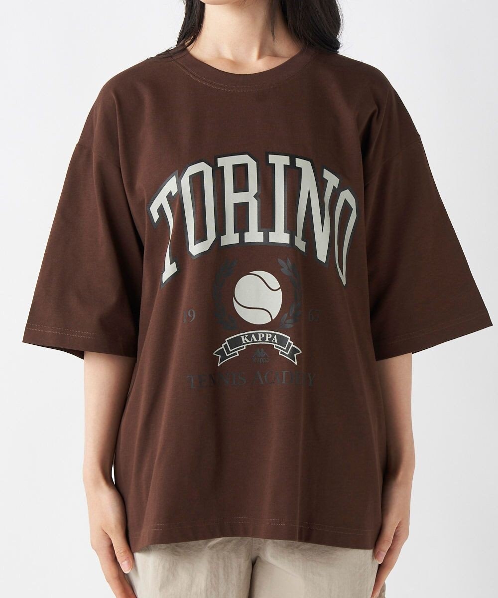 OP／FILA 【Kappa】ルーズフィット テニスグラフィックTシャツ 