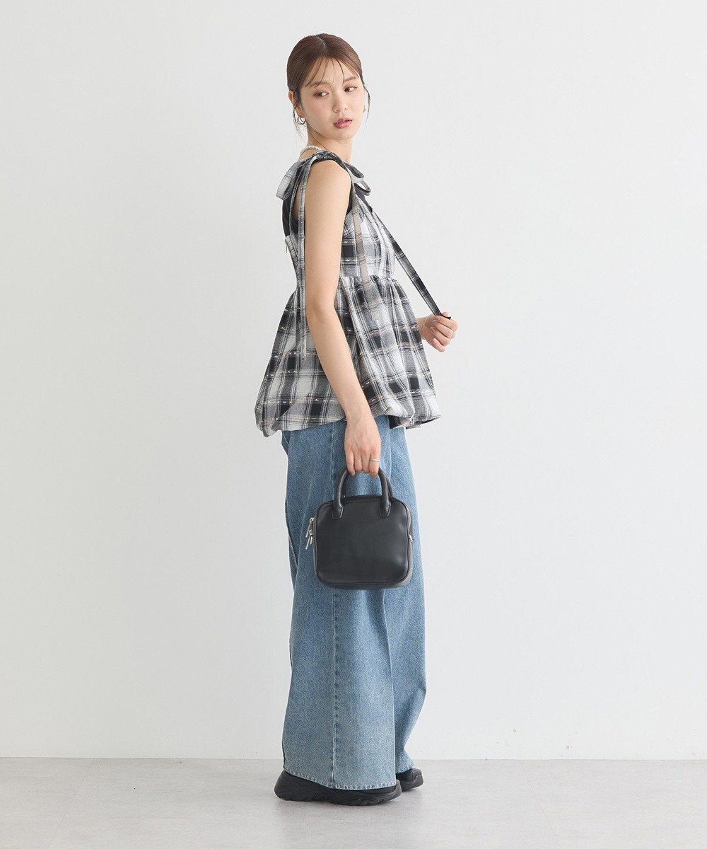 earth music&ecology ハイウエストデニムパンツ 