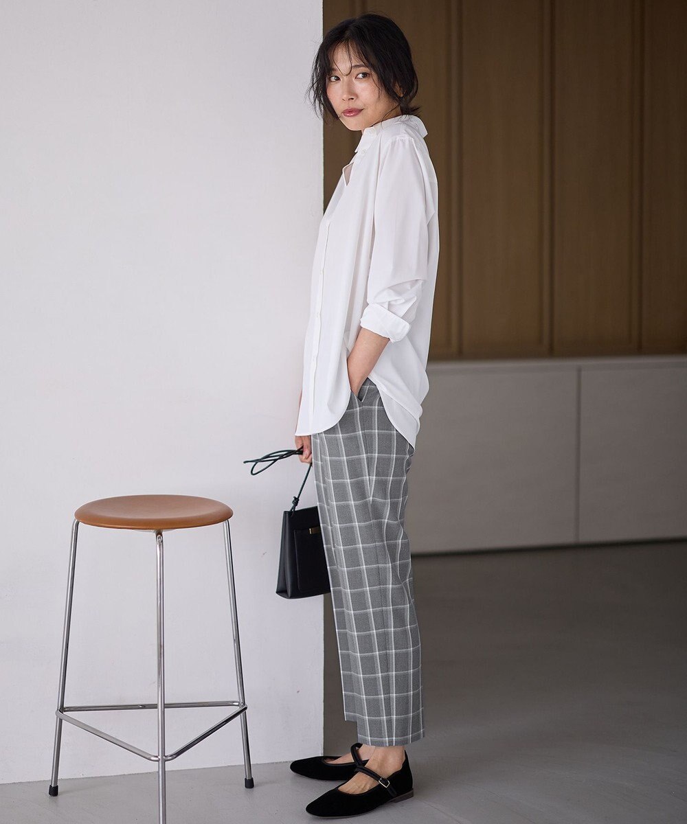 ANY 【手洗い可能/抗菌防臭/UVカット/速乾】レギュラーカラーシャツ 