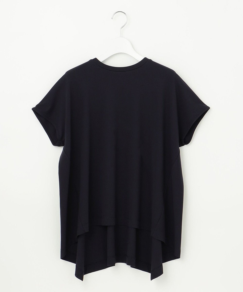 UNFILO 【シワになりにくい】BEAUTY FORM バックフレアTシャツ 