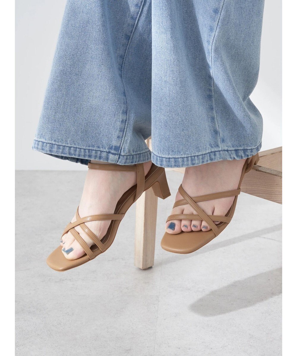 earth music&ecology ＯＲｉｅｎｔａｌＴＲａｆｆｉｃ　ナローストラップサンダル 