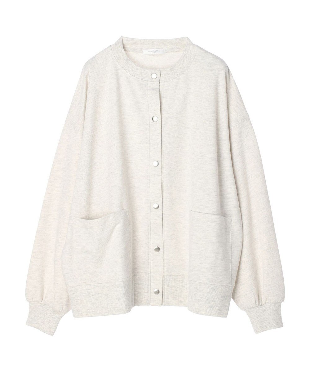 Green Parks ミニ裏毛オーバーサイズカーディガン 