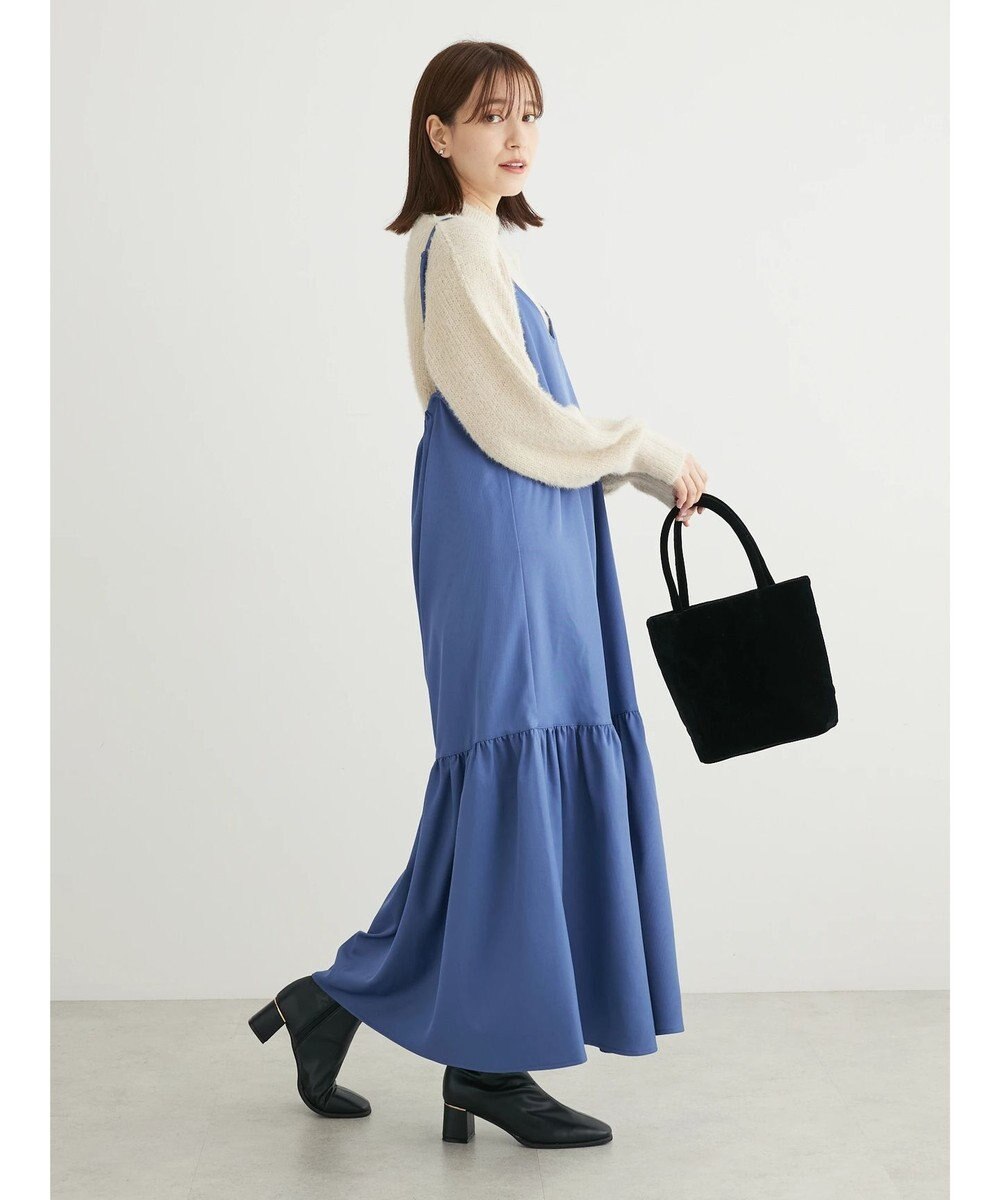 Green Parks フェザーモックネックニットプルオーバー 