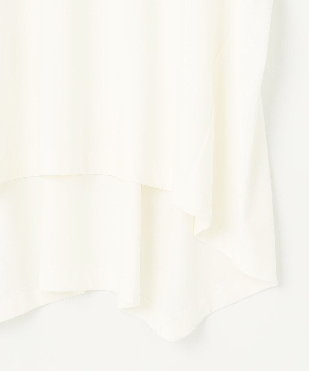 UNFILO 【シワになりにくい】BEAUTY FORM バックフレアTシャツ 