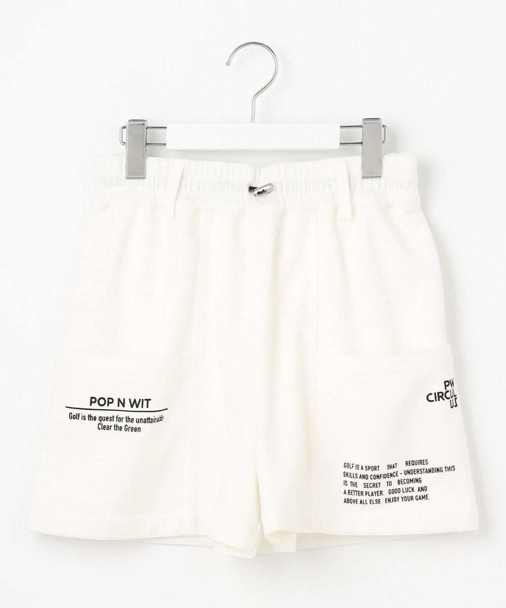 PW CIRCULUS 【WOMEN】ワッフルショーツ ゴルフウェア レディース 