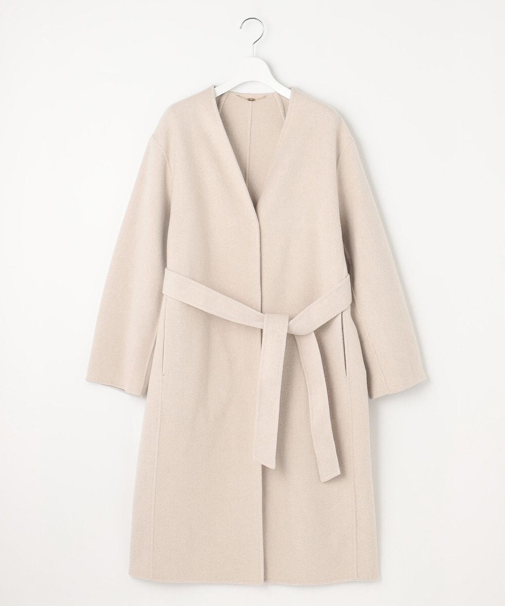 自由区 L ウールリバーロング コート 