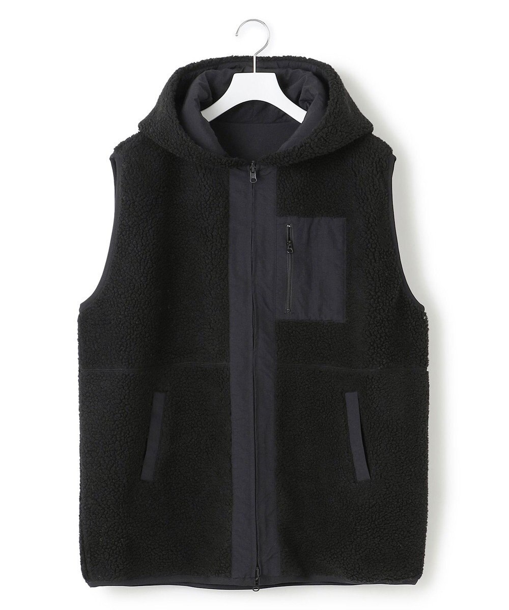 J.PRESS YORK STREET 【UNISEX】リバーシブル ボアベスト 