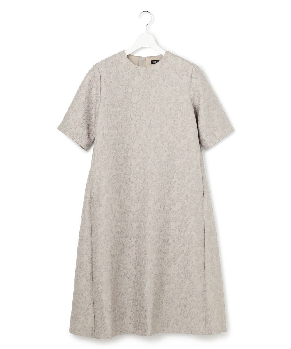 23区 【APPLAUDIR】フラワージャカード ドレス 